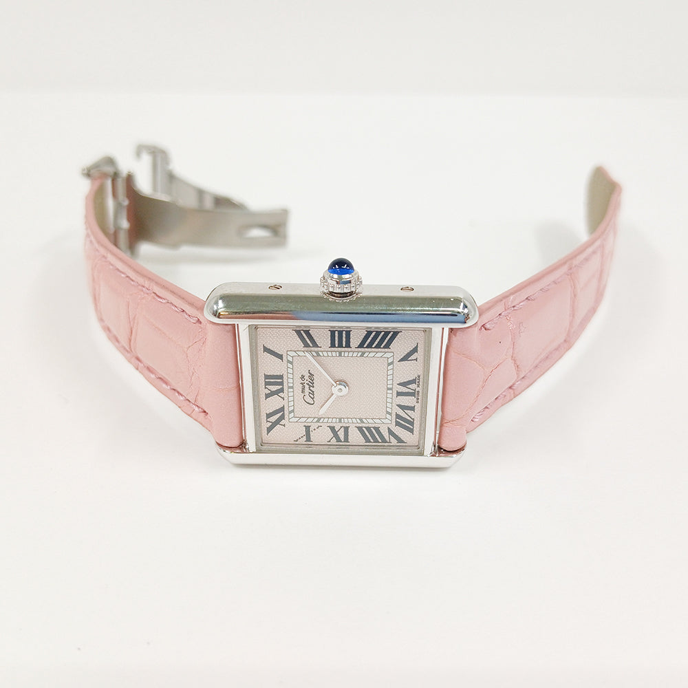Cartier Tank Must 22mm Quartz Sterling Silver W1016130