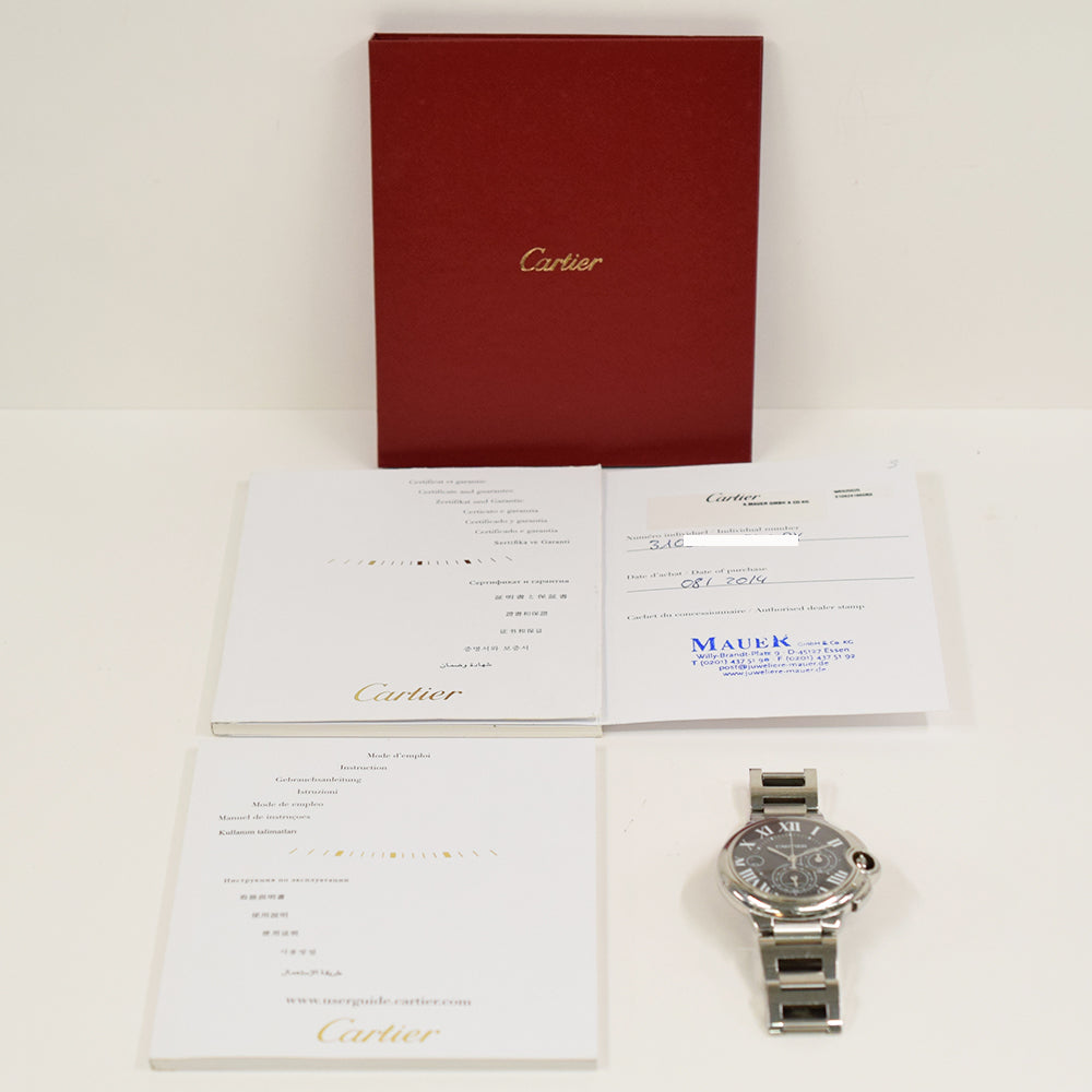 Cartier Ballon Bleu 44mm Steel W6920025