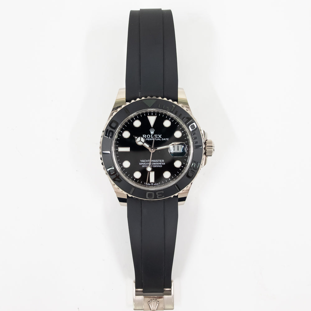 Yacht-Master 42mm White Gold on Strap 226659