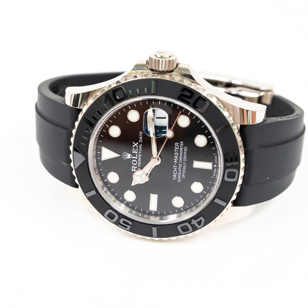 Yacht-Master 42mm White Gold on Strap 226659