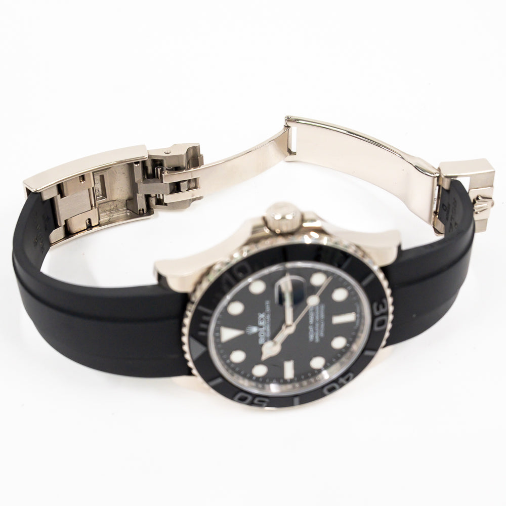 Yacht-Master 42mm White Gold on Strap 226659