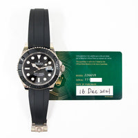 Yacht-Master 42mm White Gold on Strap 226659