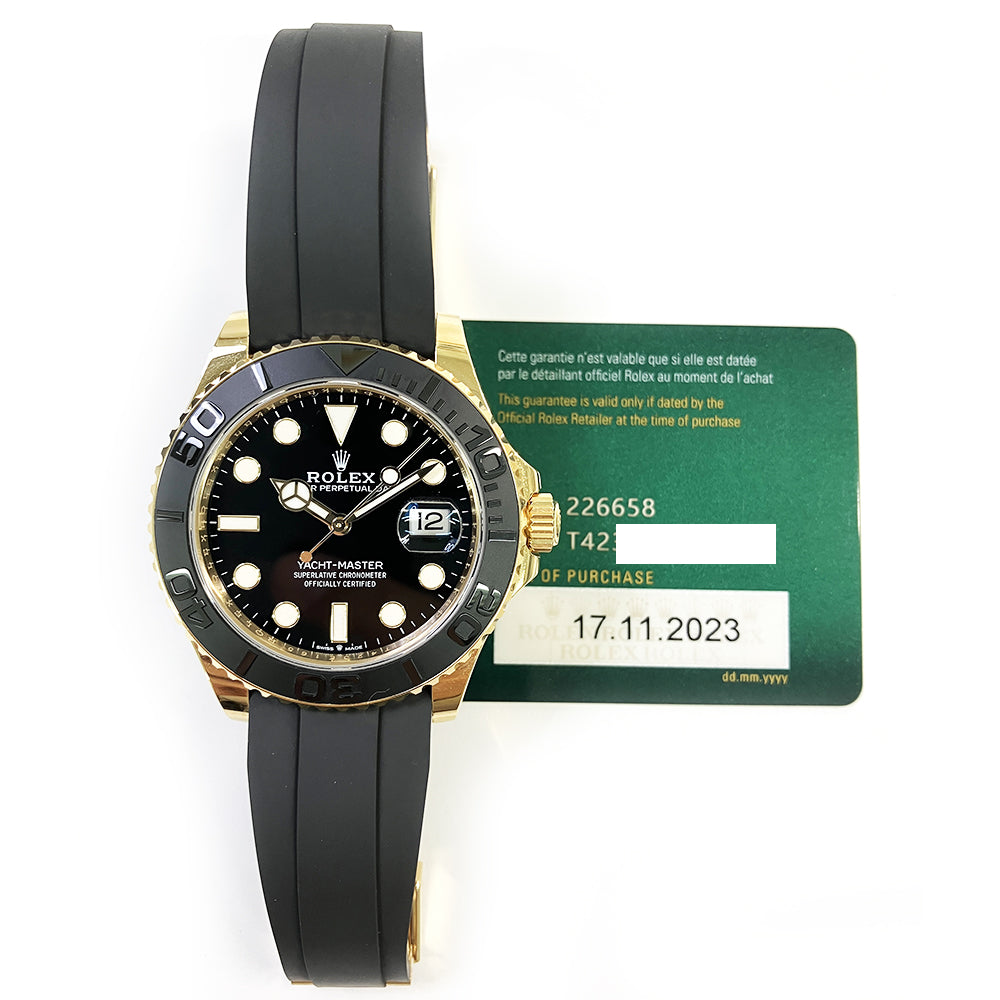 Yacht-Master 42mm Yellow Gold on Strap 226658