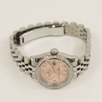 Lady-Datejust 26mm Diamond Bezel Steel and White Gold  179384RBR