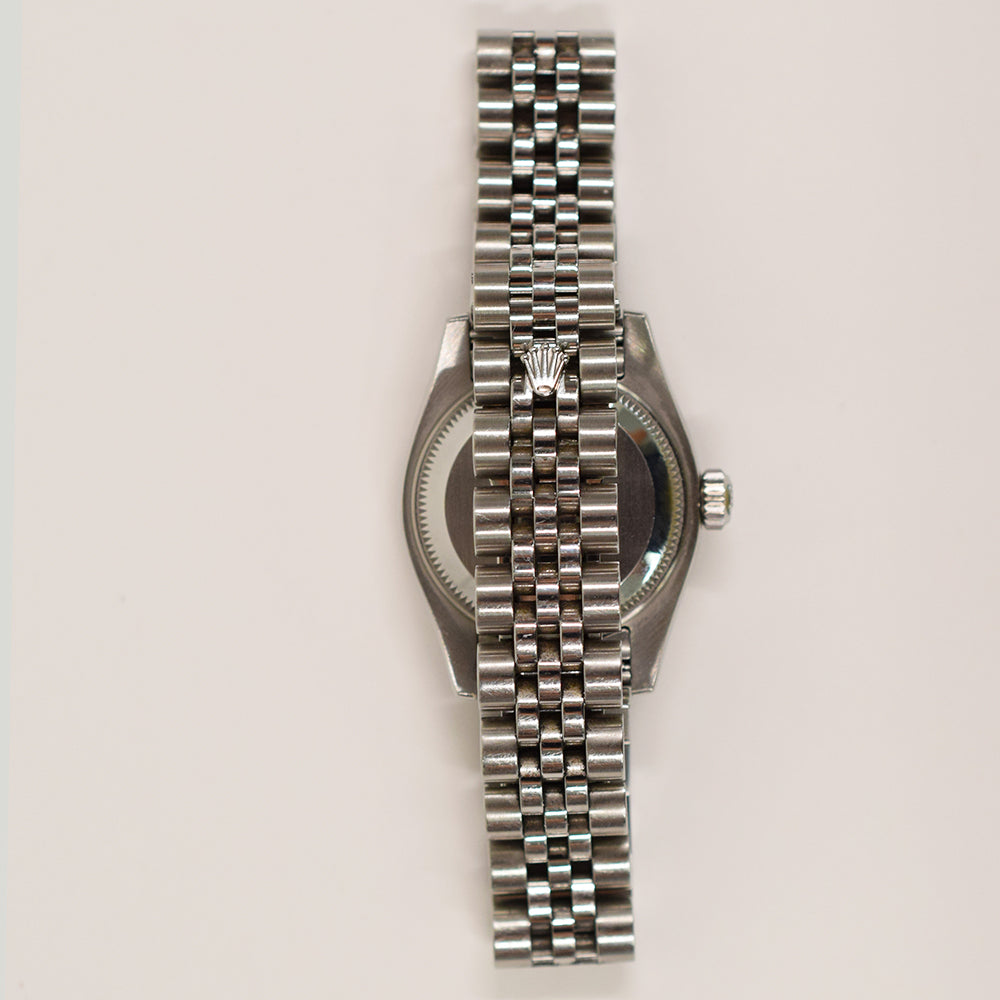 Lady-Datejust 26mm Diamond Bezel Steel and White Gold  179384RBR