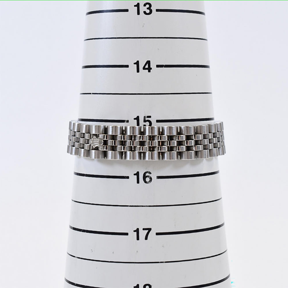 Lady-Datejust 26mm Diamond Bezel Steel and White Gold  179384RBR