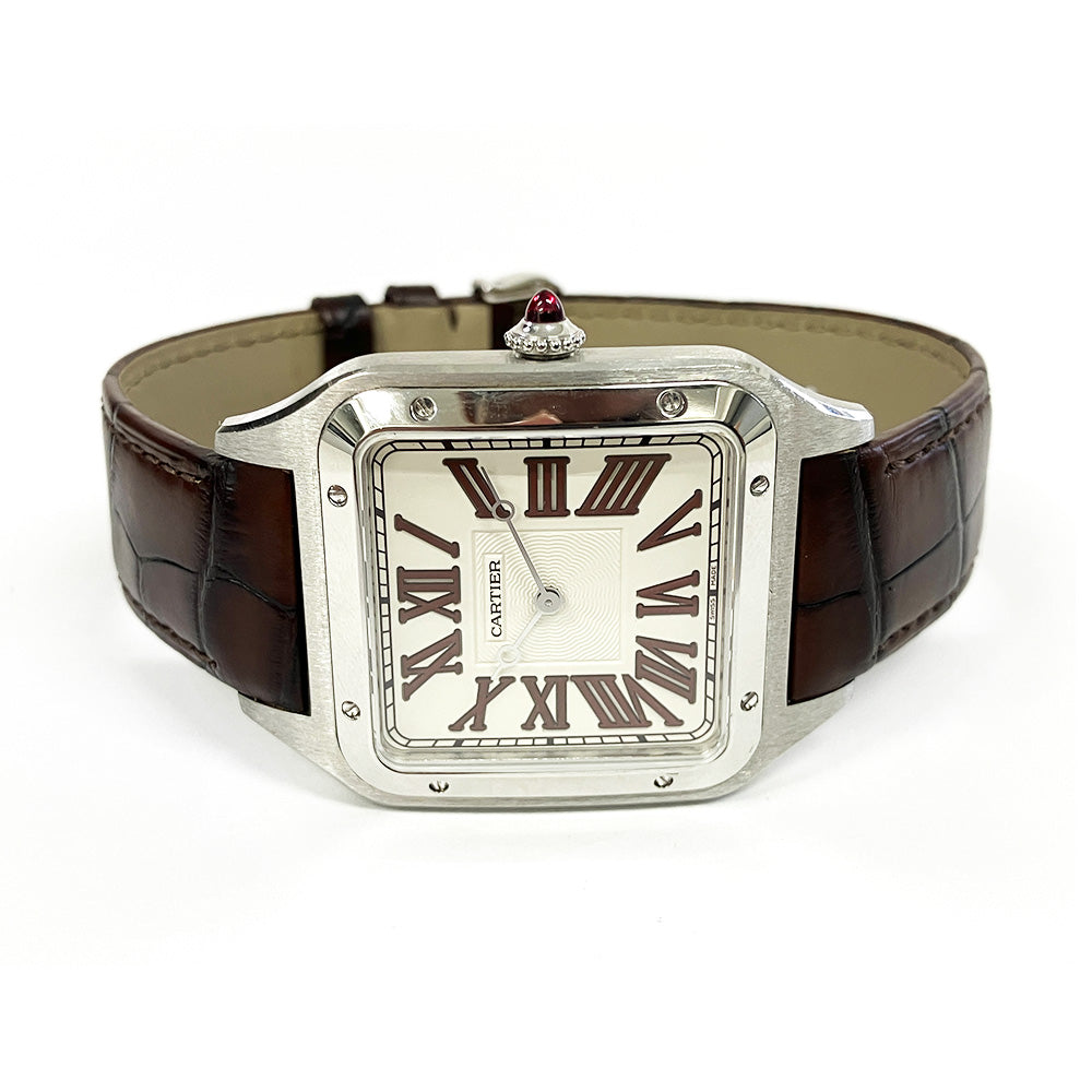 Santos-Dumont XL - Platinum - Limited Edition of 200 - 46.6mm x 33.9mm WGSA0082