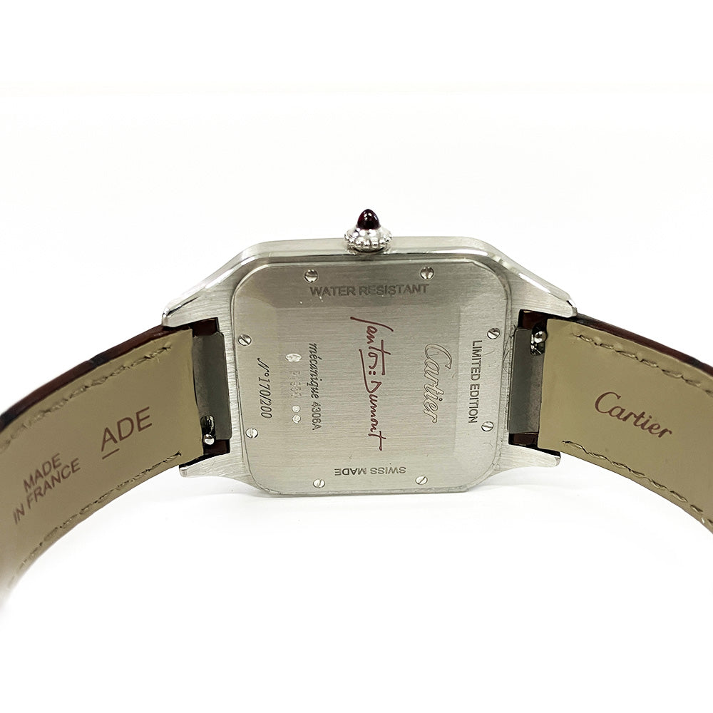 Santos-Dumont XL - Platinum - Limited Edition of 200 - 46.6mm x 33.9mm WGSA0082