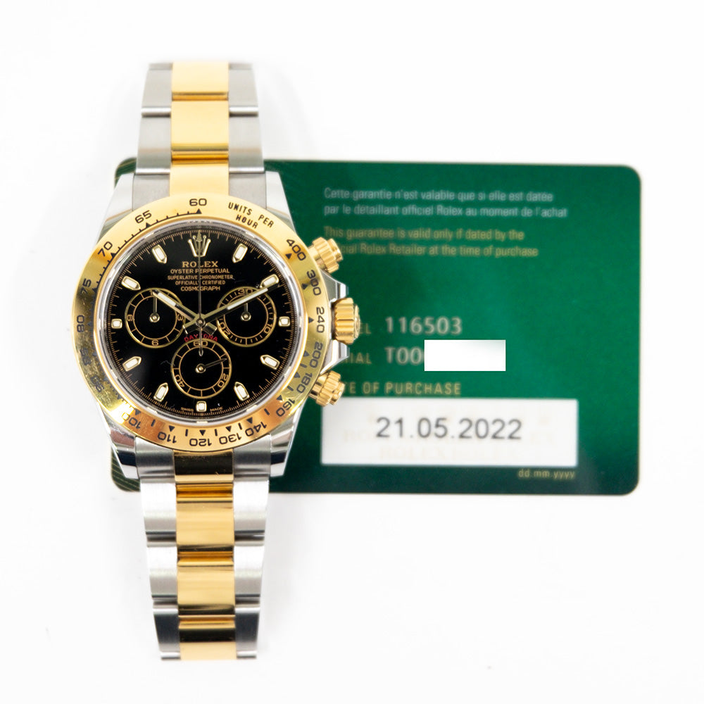 Daytona Steel and Yellow Gold 116503