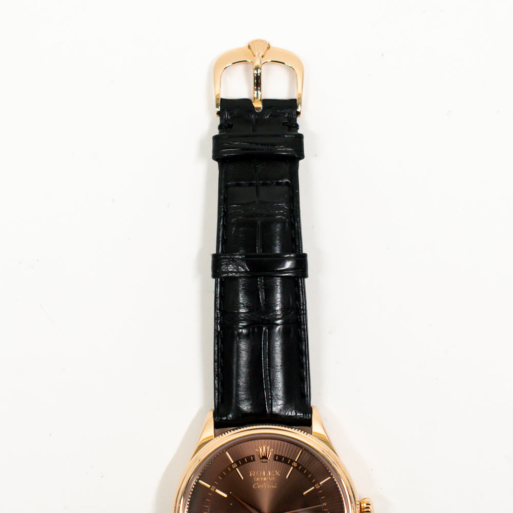 Cellini 39mm Dual Time Rose Gold 50525