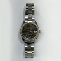 Datejust 31mm Diamond Bezel Steel and White Gold 178384