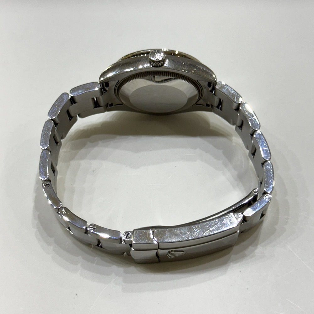 Datejust 31mm Diamond Bezel Steel and White Gold 178384