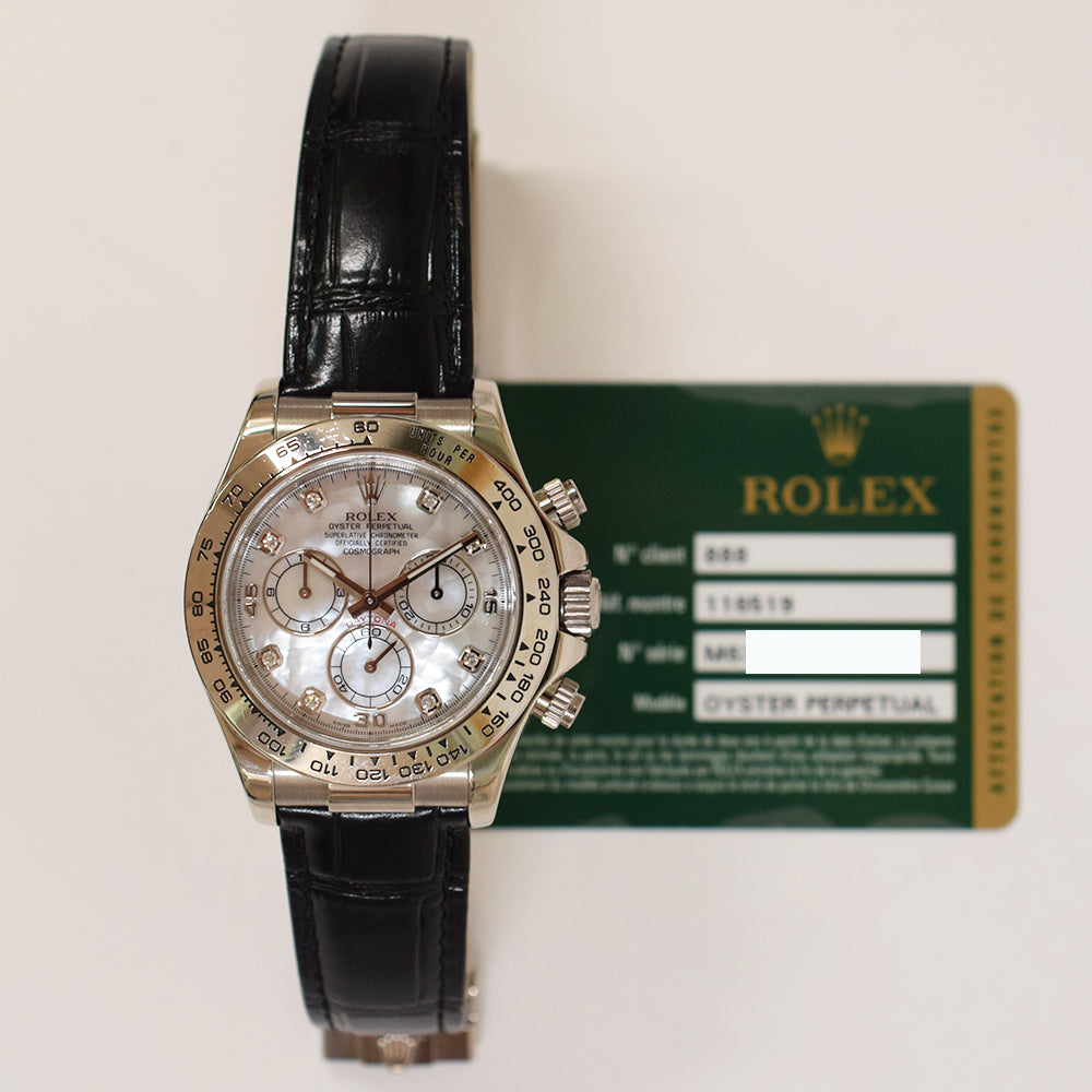 Daytona White Gold  116519NG