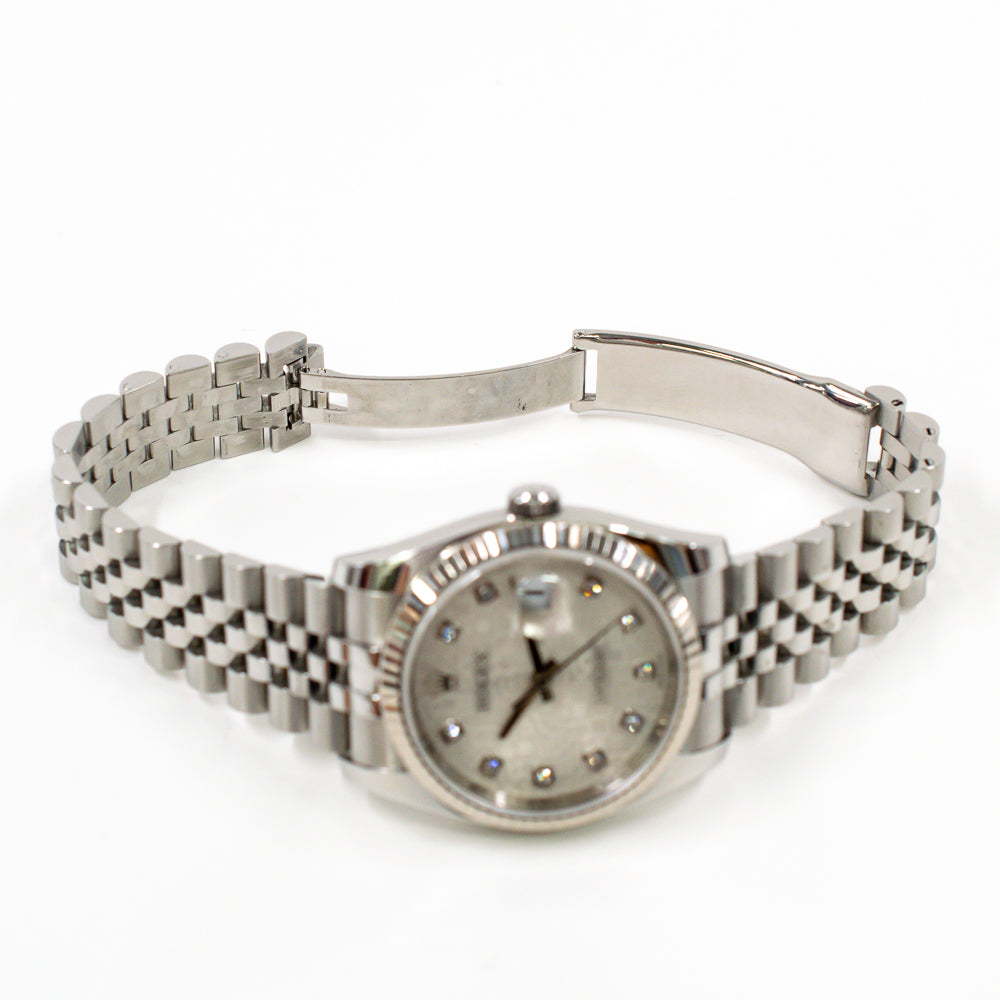 Datejust 36mm Steel and White Gold 116234G