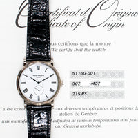 Calatrava 36mm White Gold 5116G-001