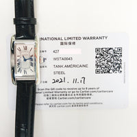 Tank Américaine Quartz Steel - 34.8mm x 19mm WSTA0043