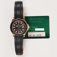 Yacht-Master 40mm Pave Diamond Rose Gold 126655