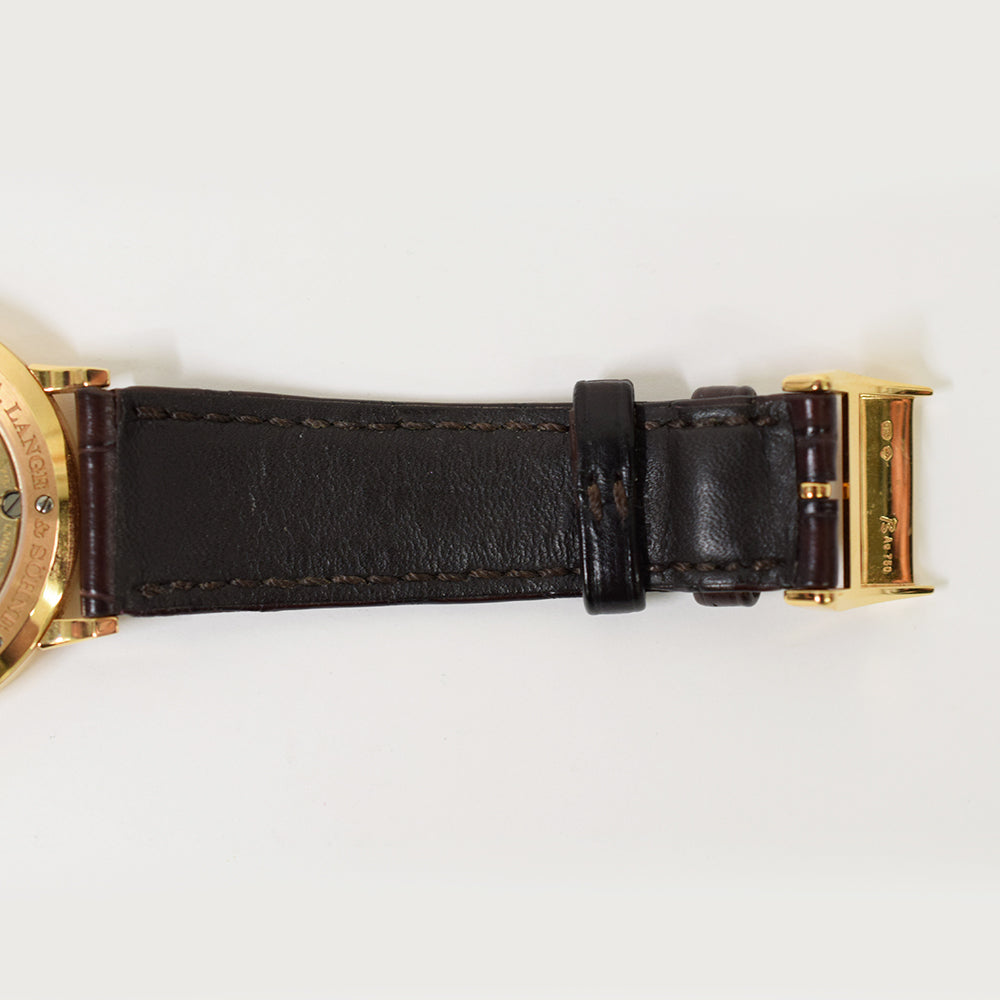 Saxonia Thin 37mm Rose Gold Manual Winding 201.033
