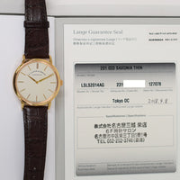 Saxonia Thin 37mm Rose Gold Manual Winding 201.033