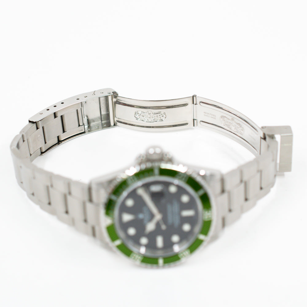 Submariner Date 40mm "Kermit" Steel 16610LV