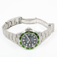 Submariner Date 40mm "Kermit" Steel 16610LV
