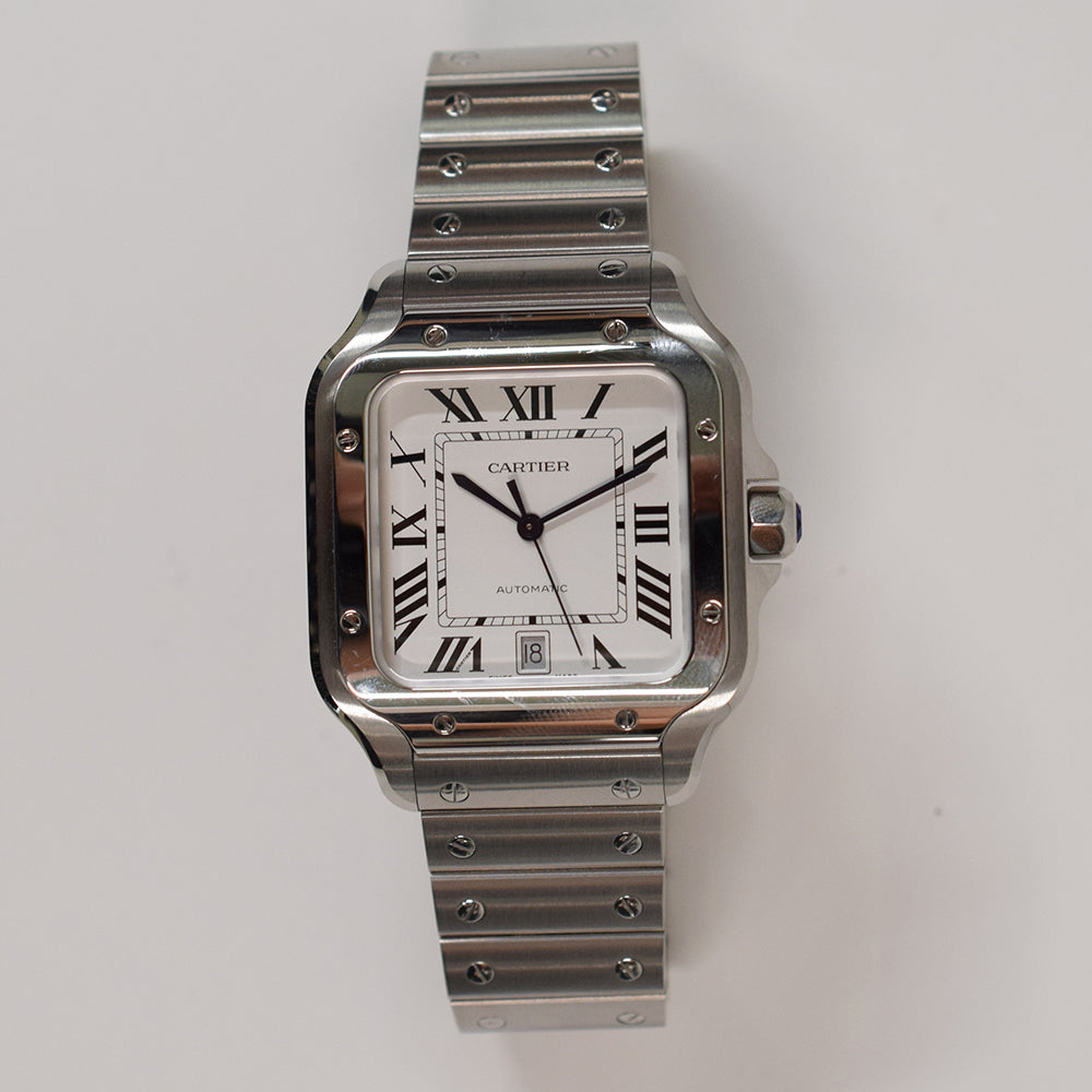 Santos de Cartier Steel Self-winding - 47.5mm x 39.8mm  WSSA0018