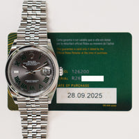 Datejust 36mm Domed Bezel Steel 126200