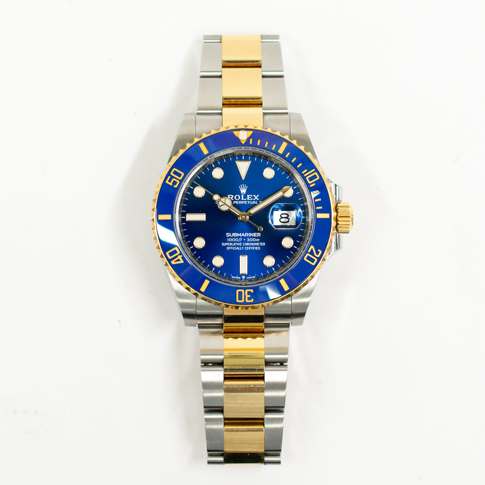 Submariner Date 41mm Black Ceramic Bezel Steel and Yellow Gold 126613LB