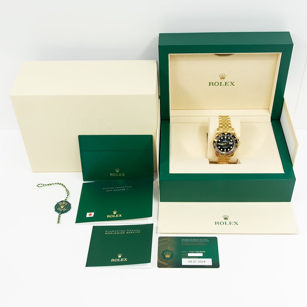 GMT-Master II Yellow Gold 126718GRNR