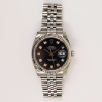 Datejust 36mm Steel and White Gold 116234G