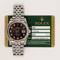 Datejust 36mm Steel and White Gold 116234G