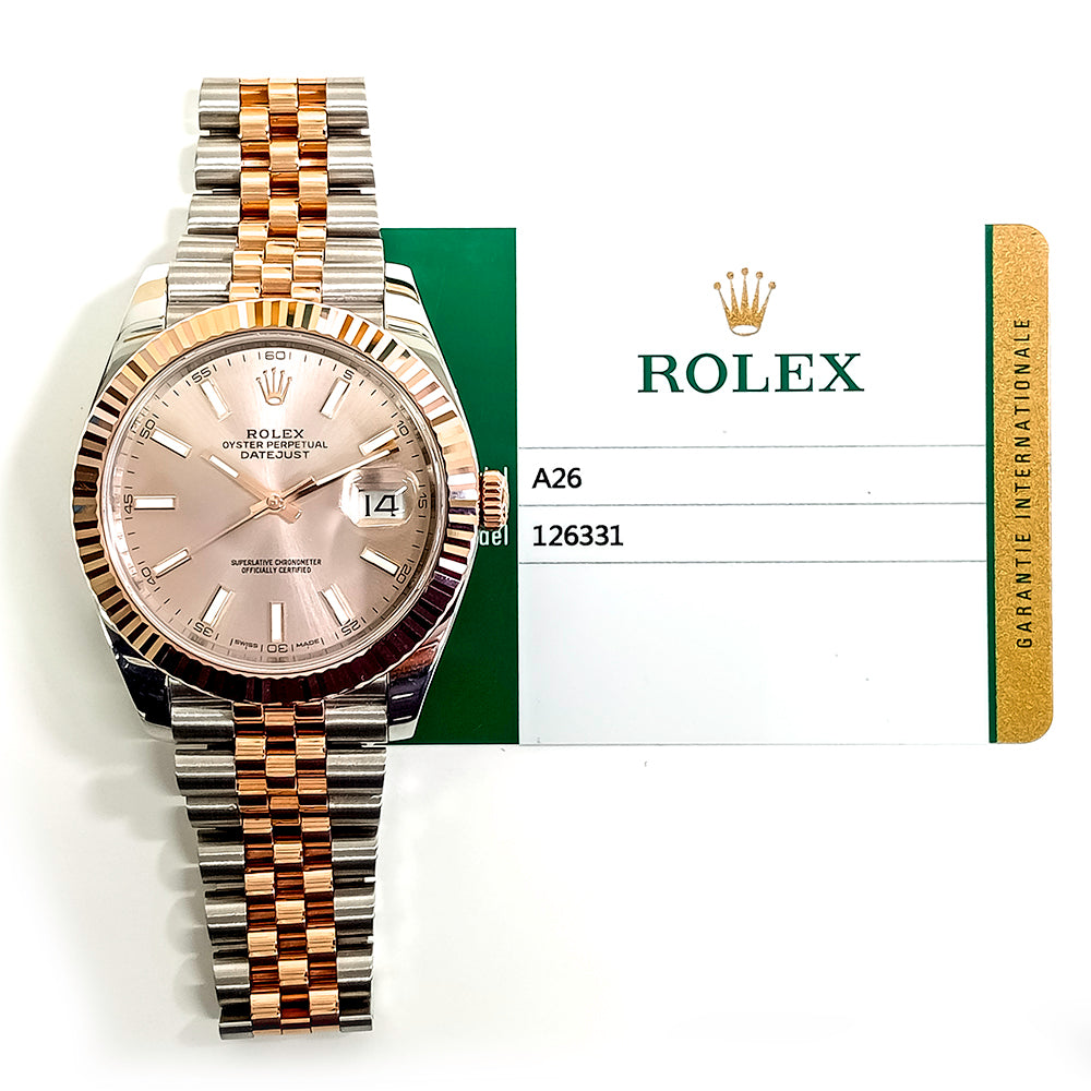 Datejust 41mm Steel and Rose Gold 126331