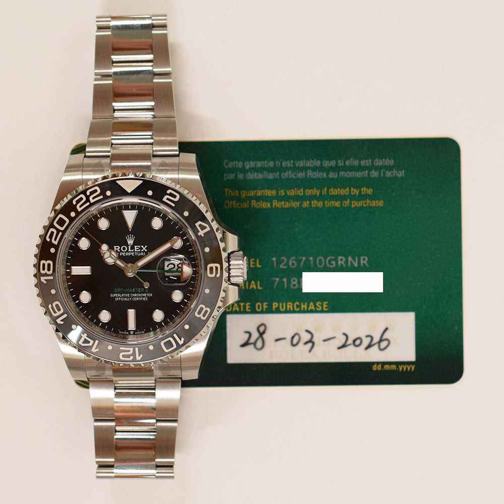 GMT-Master II "Bruce Wayne" Steel 126710GRNR