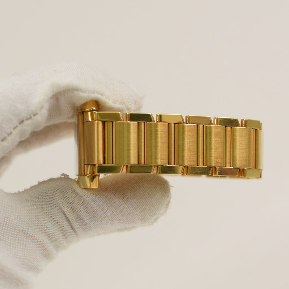 Tank Française Medium 32mm x 27mm Yellow Gold Quartz W50001R2