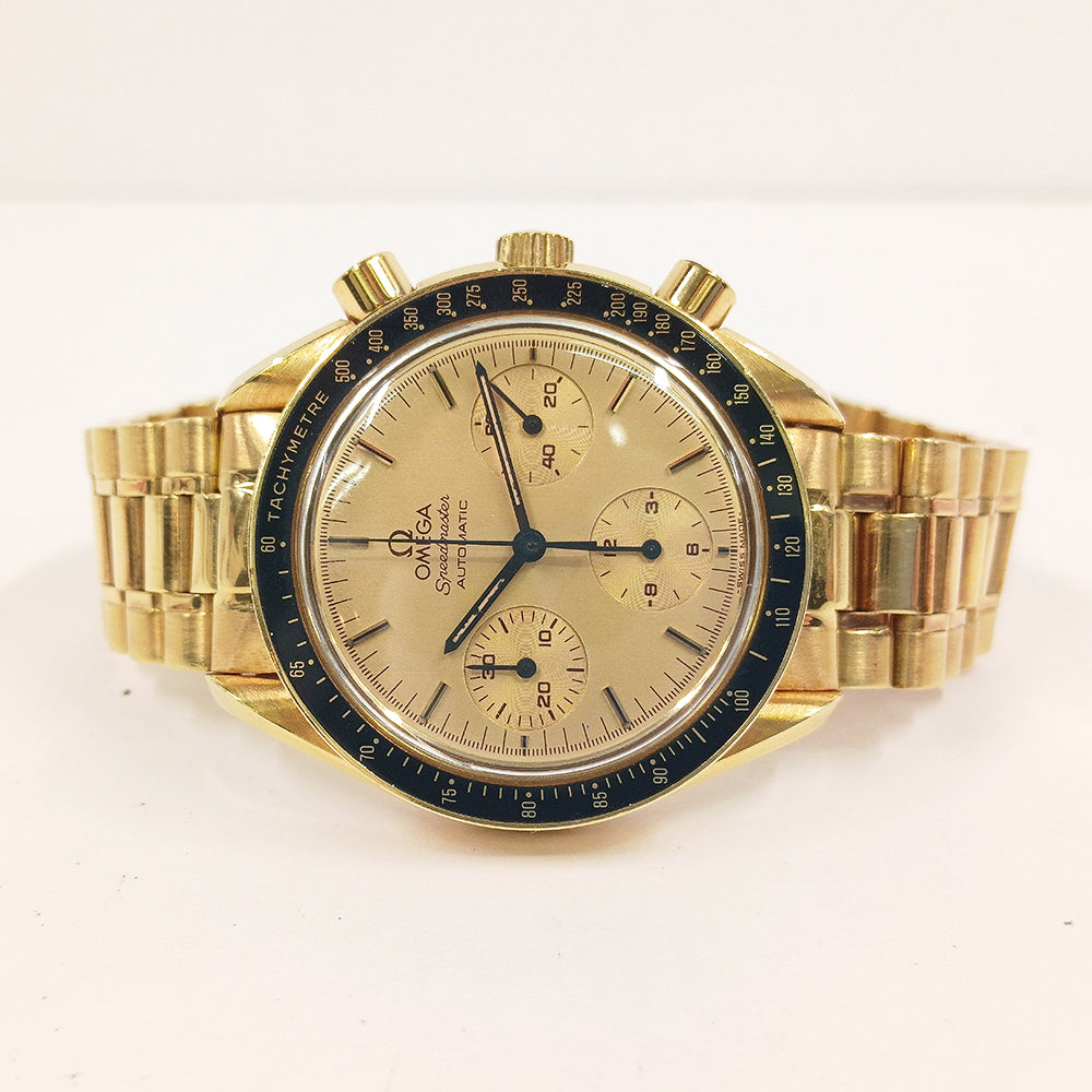 Speedmaster 38mm Steel and Yellow Gold 114.037