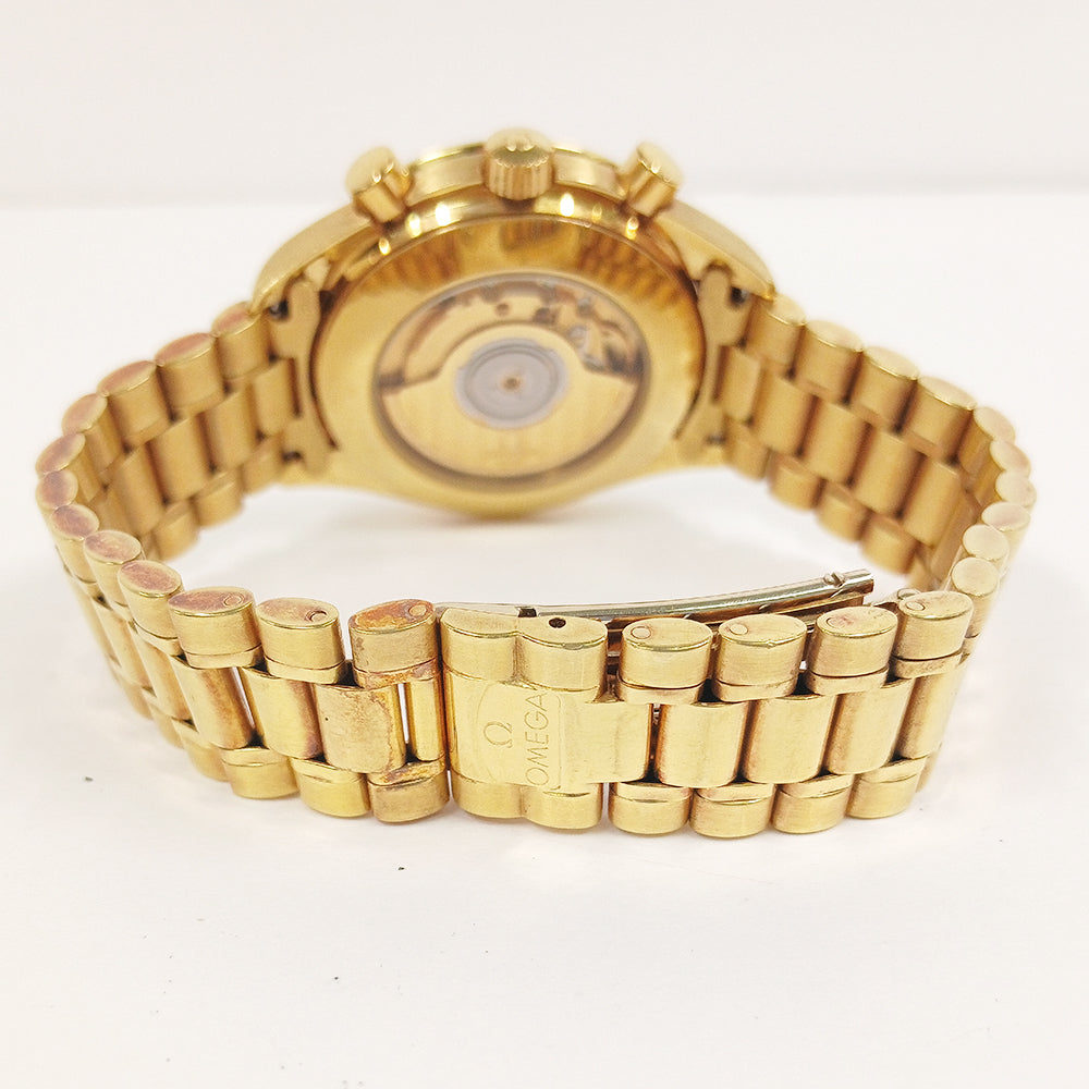 Speedmaster 38mm Steel and Yellow Gold 114.037