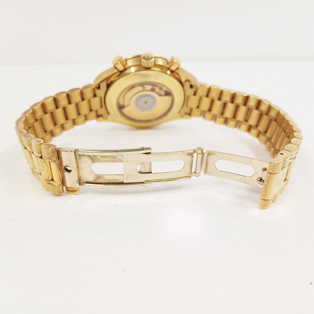 Speedmaster 38mm Steel and Yellow Gold 114.037