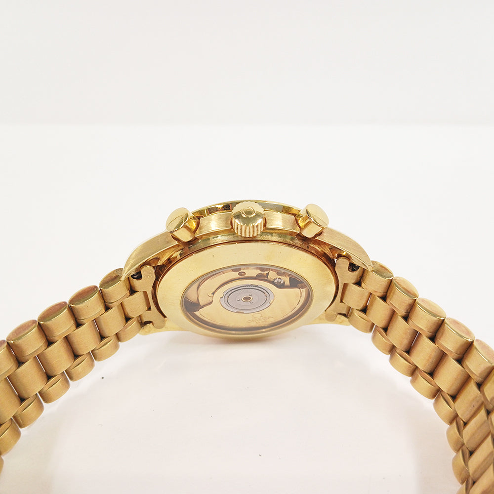 Speedmaster 38mm Steel and Yellow Gold 114.037