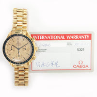 Speedmaster 38mm Steel and Yellow Gold 114.037