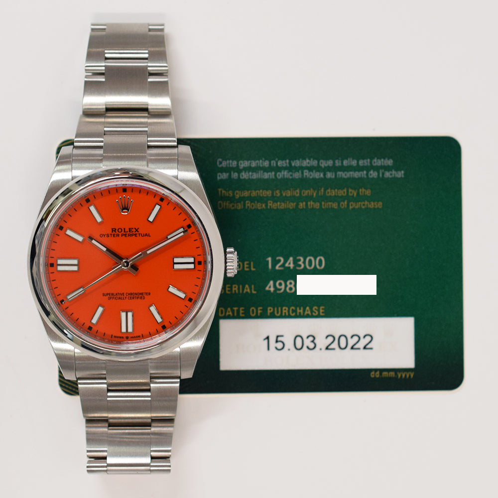 Oyster Perpetual 41mm Steel 124300