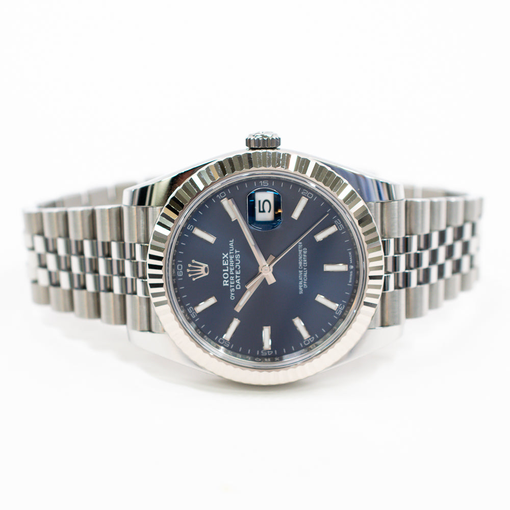 Datejust 41mm Steel and White Gold 126334