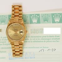 Day-Date President 36mm Yellow Gold 18238