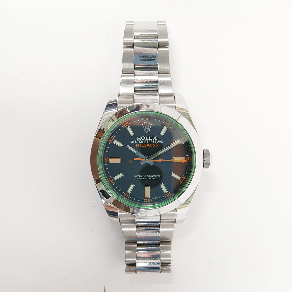 Milgauss Green Crystal 116400GV