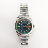 Milgauss Green Crystal 116400GV