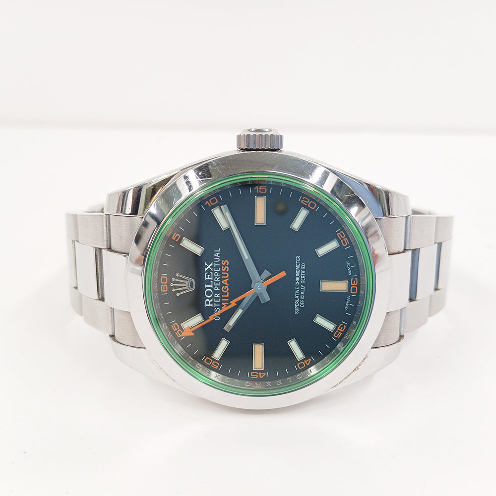 Milgauss Green Crystal 116400GV