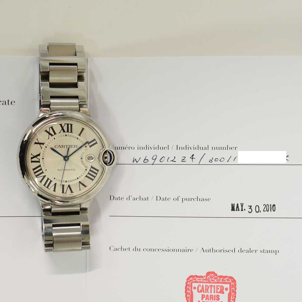 Ballon Bleu Large 42mm - Steel W69012Z4