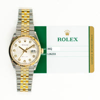 Datejust 36mm Steel and Yellow Gold 126233G