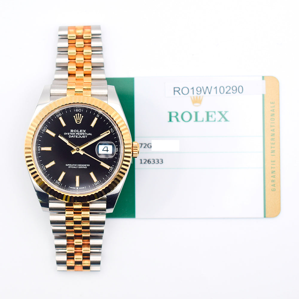 Datejust 41mm Steel and Yellow Gold 126333