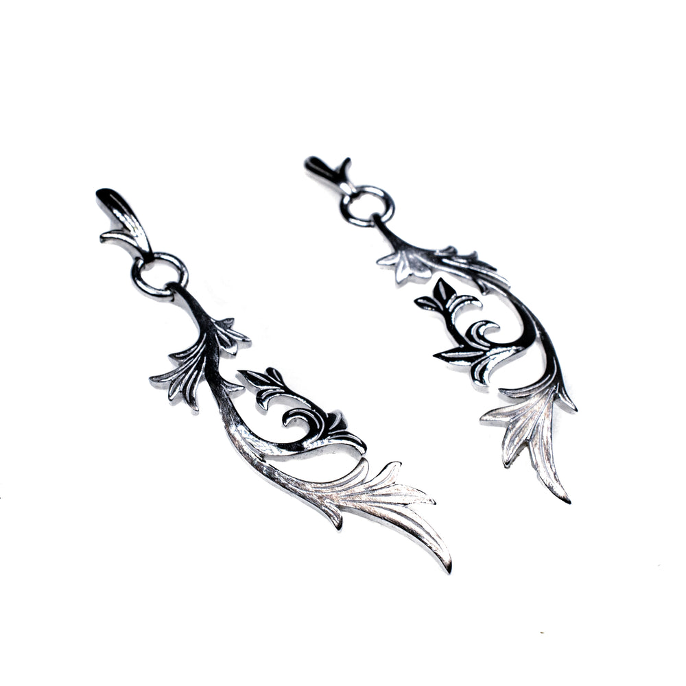 Silver "The Garden" earrings