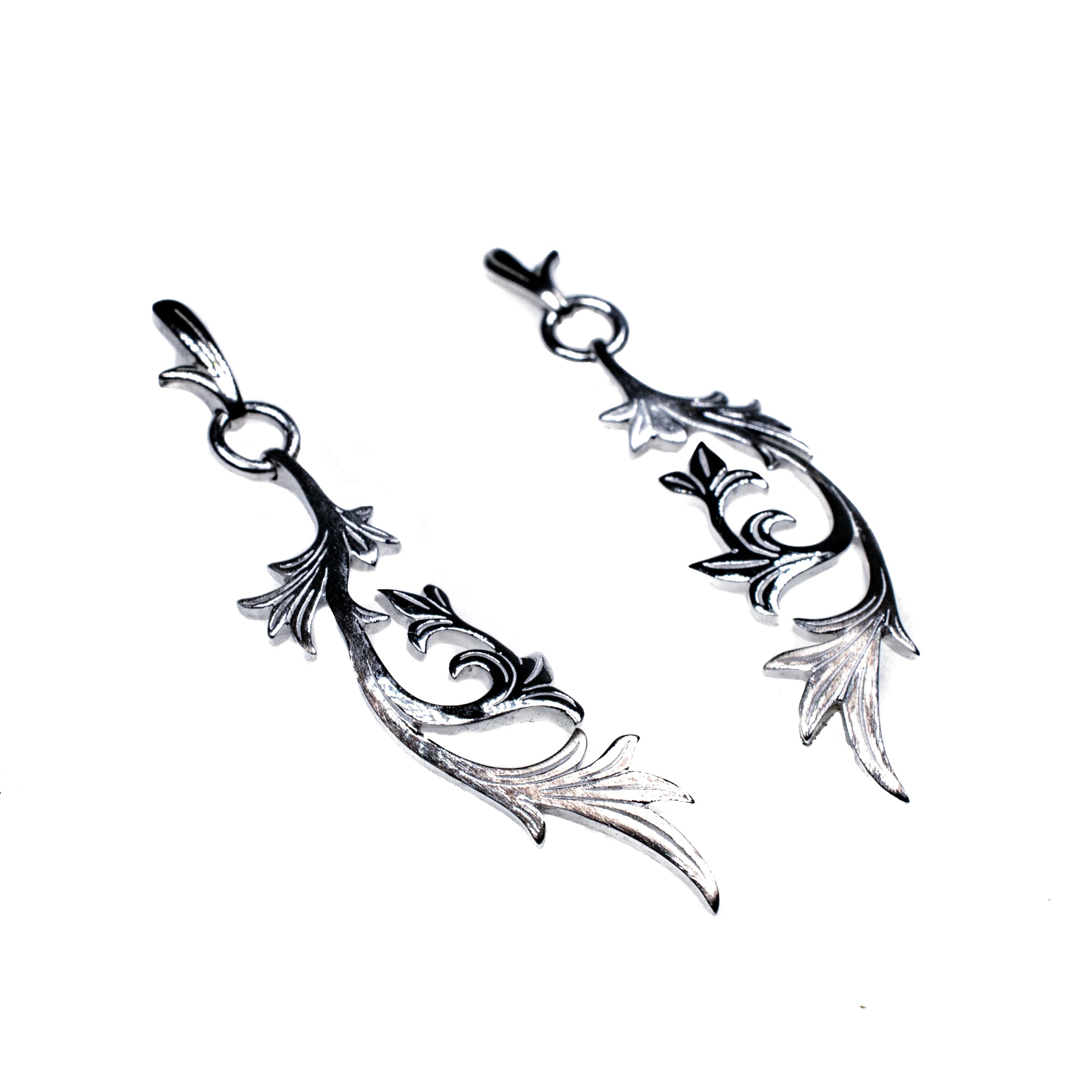 Silver "The Garden" earrings